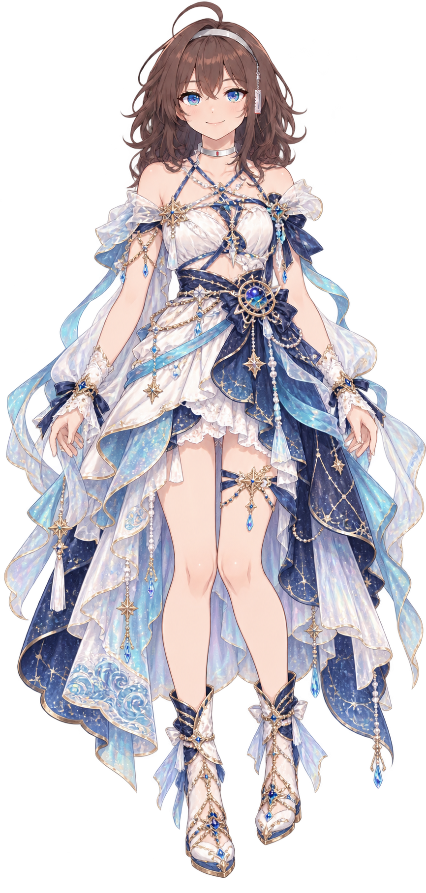星海の祝祭プリンセス衣装を着たASKA